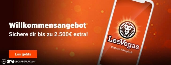 LeoVegas Willkommens Bonus